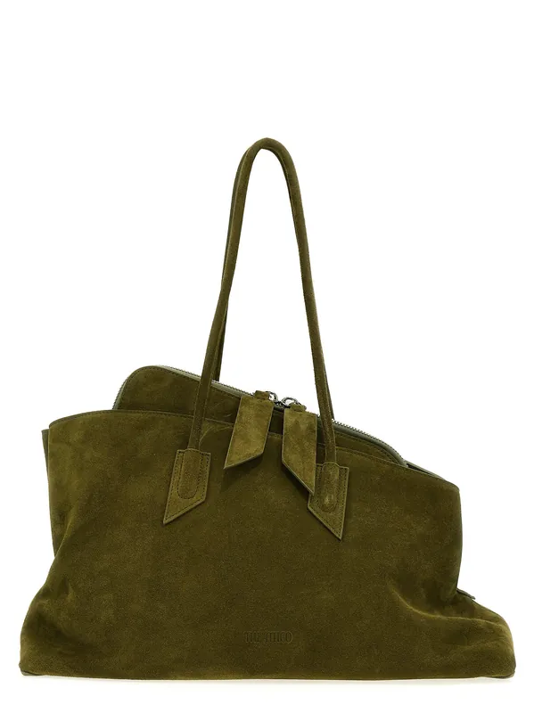 La Passeggiata Medium Shoulder Bags Green - The Attico