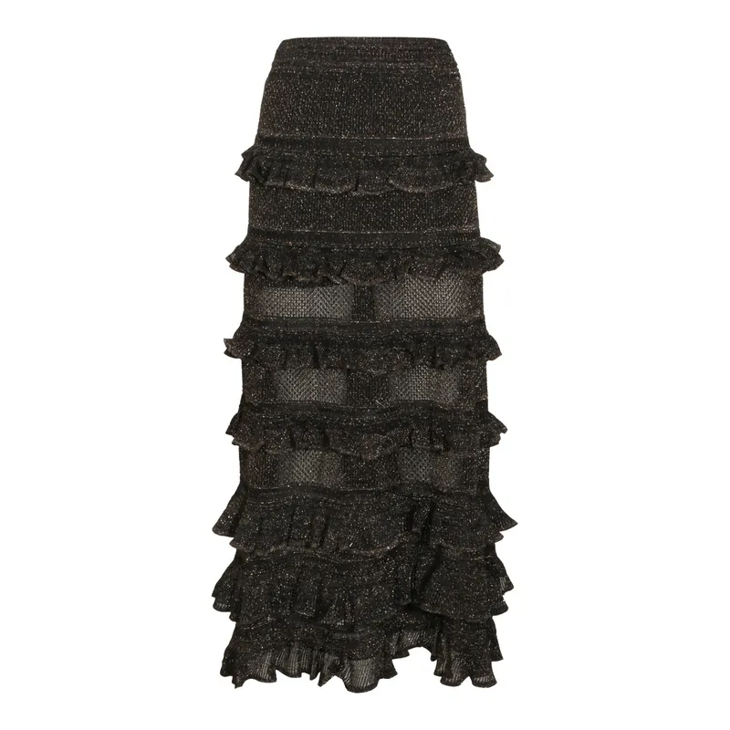 Skirts Metallic Black - Zimmermann