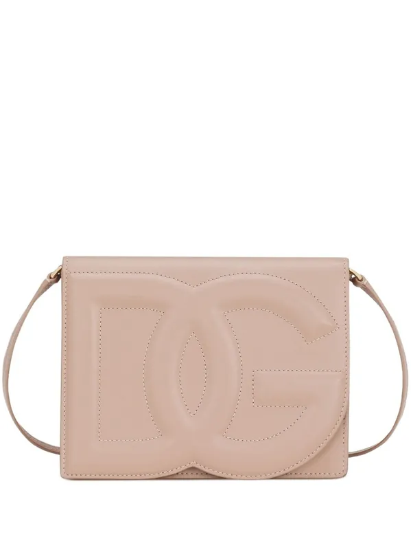 Dg Logo Leather Crossbody Bag - Dolce & Gabbana