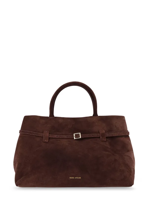 Le Cambon 35 Suede Shoulder Bag - Manu Atelier