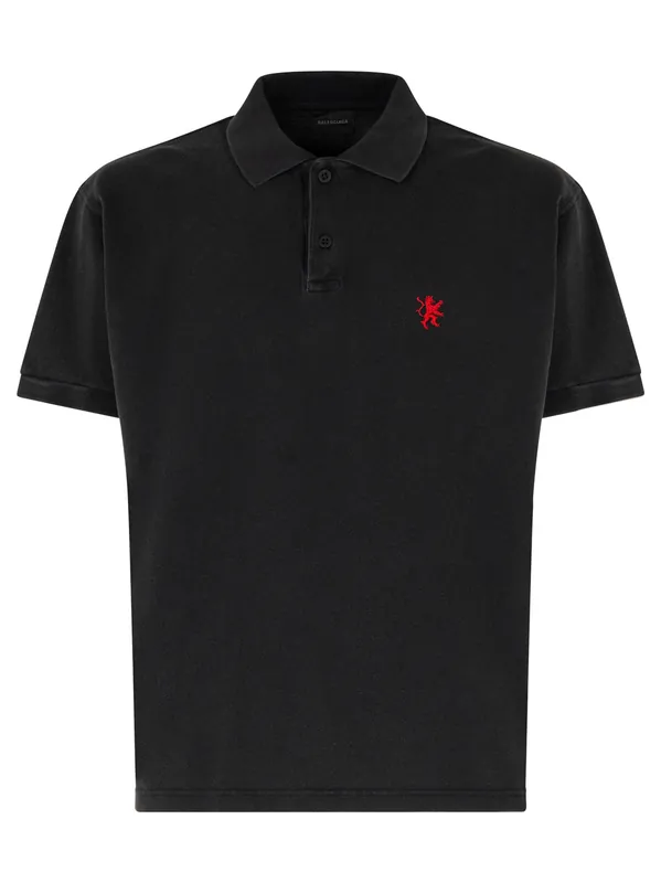 Cotton Logo Polo - Balenciaga