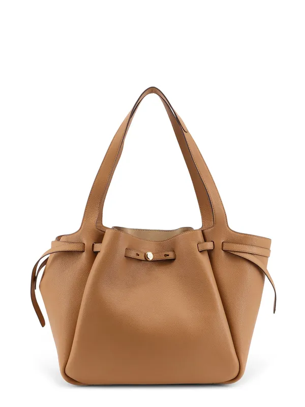 Romy Pebbled Leather Tote Shoulder Bag - Tory Burch