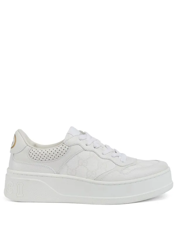 Chunky B Leather Sneakers - Gucci