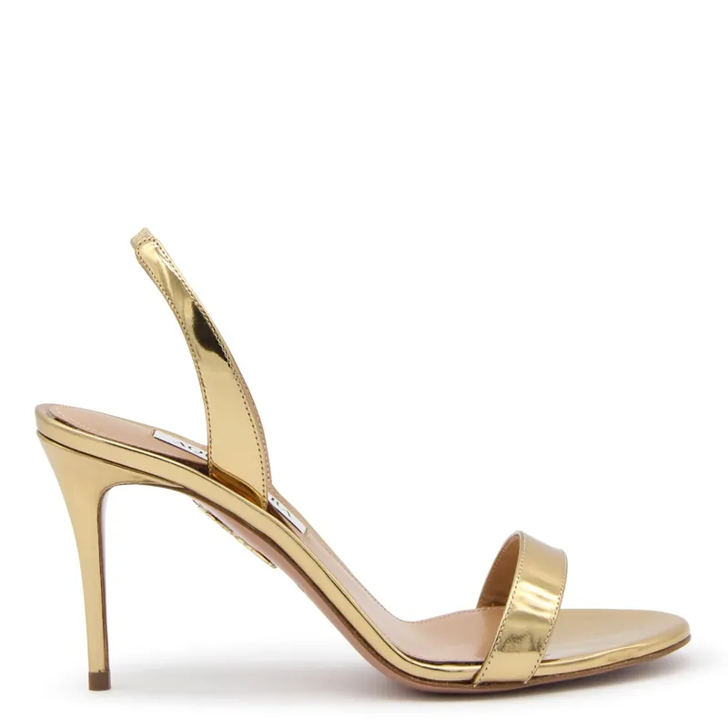 Sandals Soft Gold - Aquazzura