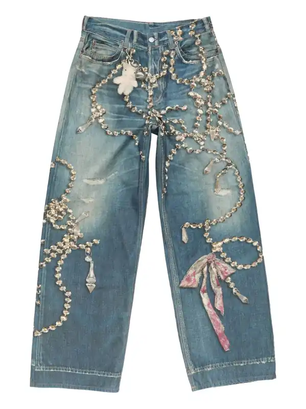 Jeans Blue And Green - Acne Studios