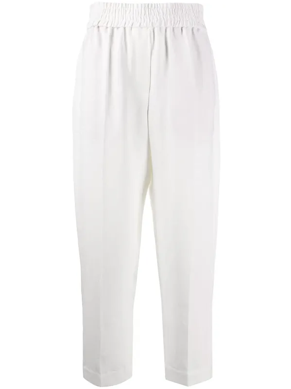 Linen Blend Trousers - Brunello Cucinelli