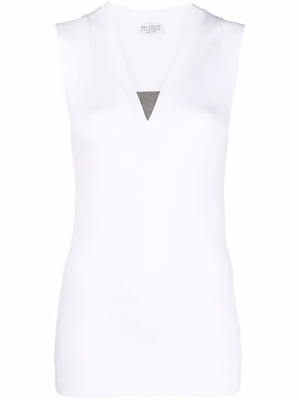 Cotton V-Necked Top