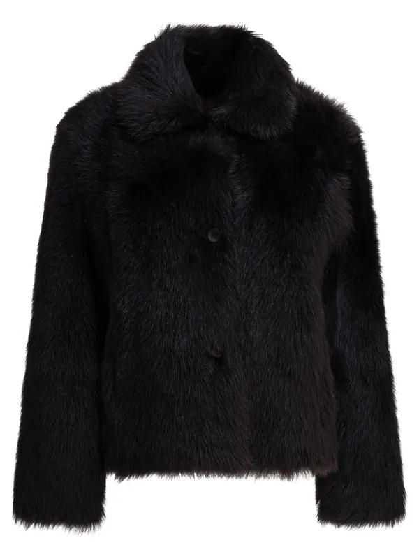 Fur Coat Jackets And Coats Brown - Semper
