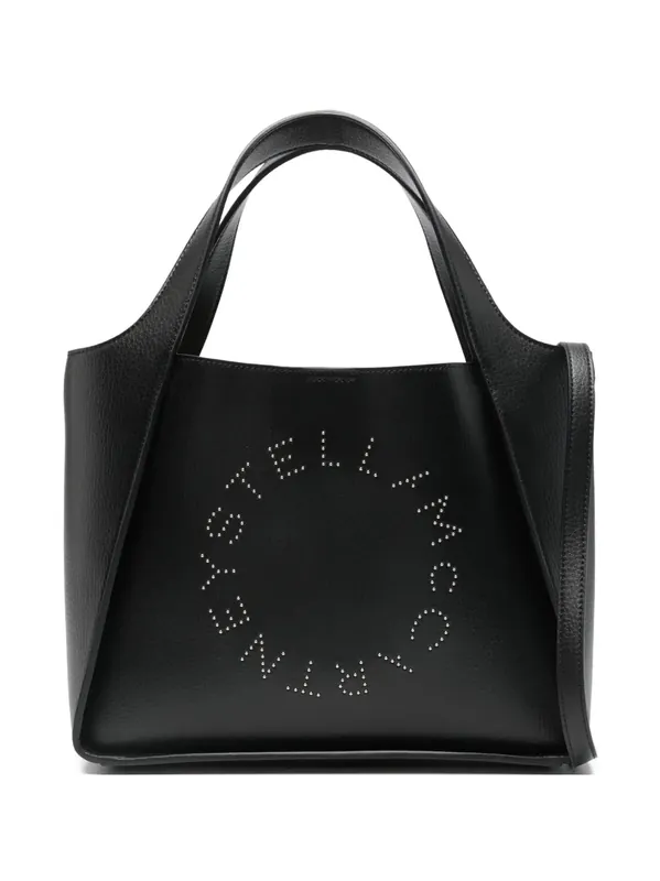 Leather Tote Bag With Logo Detail - Stella McCartney
