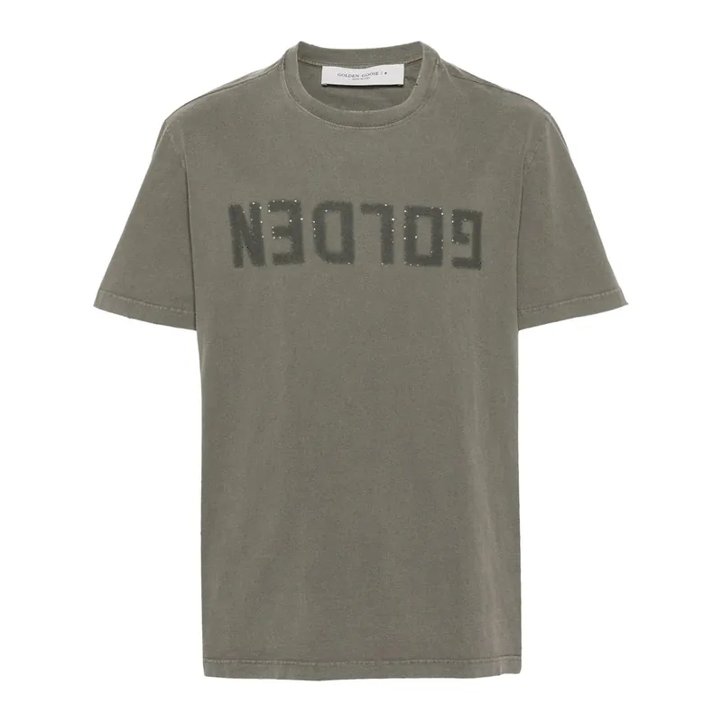 T Shirts Green - Golden Goose