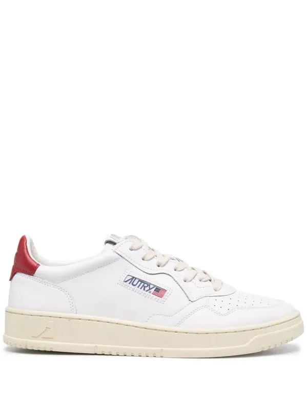 Medalist Low Man Ll21 Leather/Leather White/Red - Autry