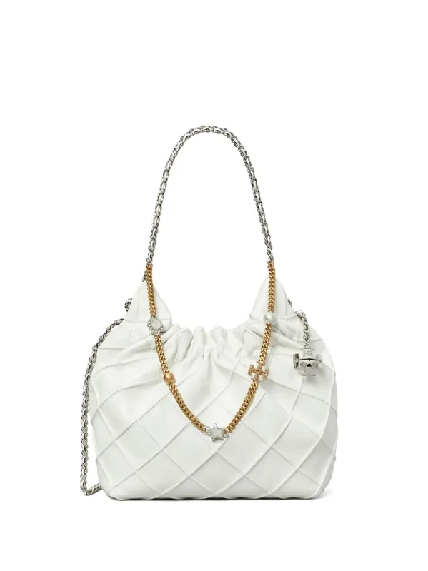 Fleming Mini Leather Hobo Bag - Tory Burch