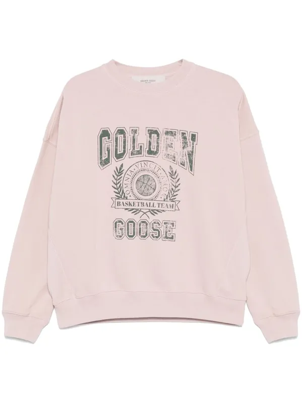 Logo Organic Cotton Sweatshirt - Golden Goose