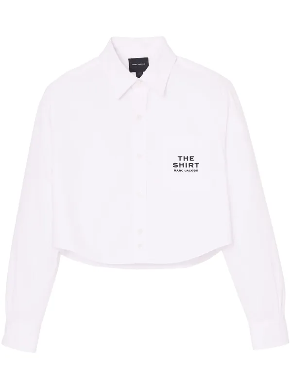 Cotton Cropped Shirt - Marc Jacobs