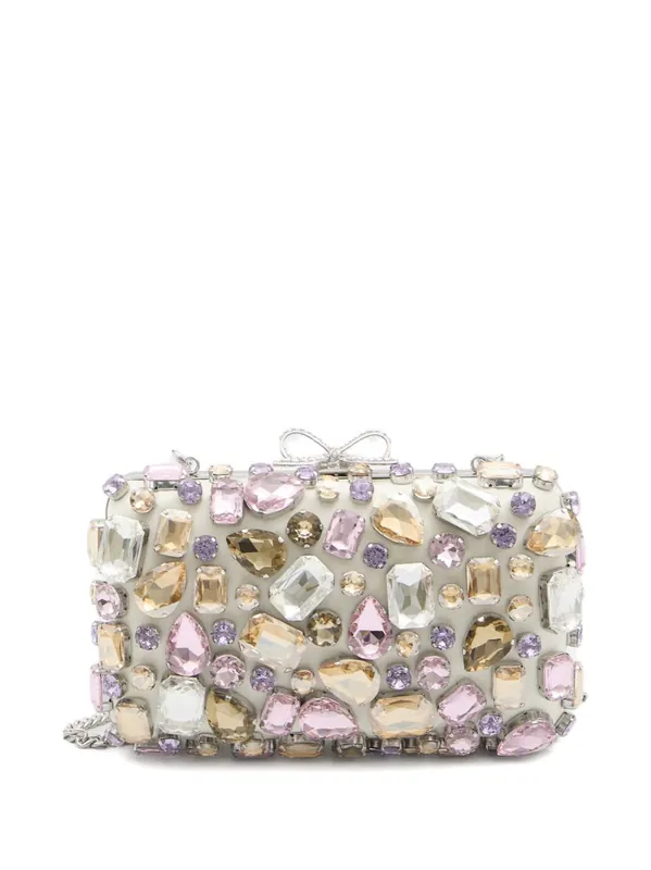 Crystal Embellished Clutch - Self-Portrait