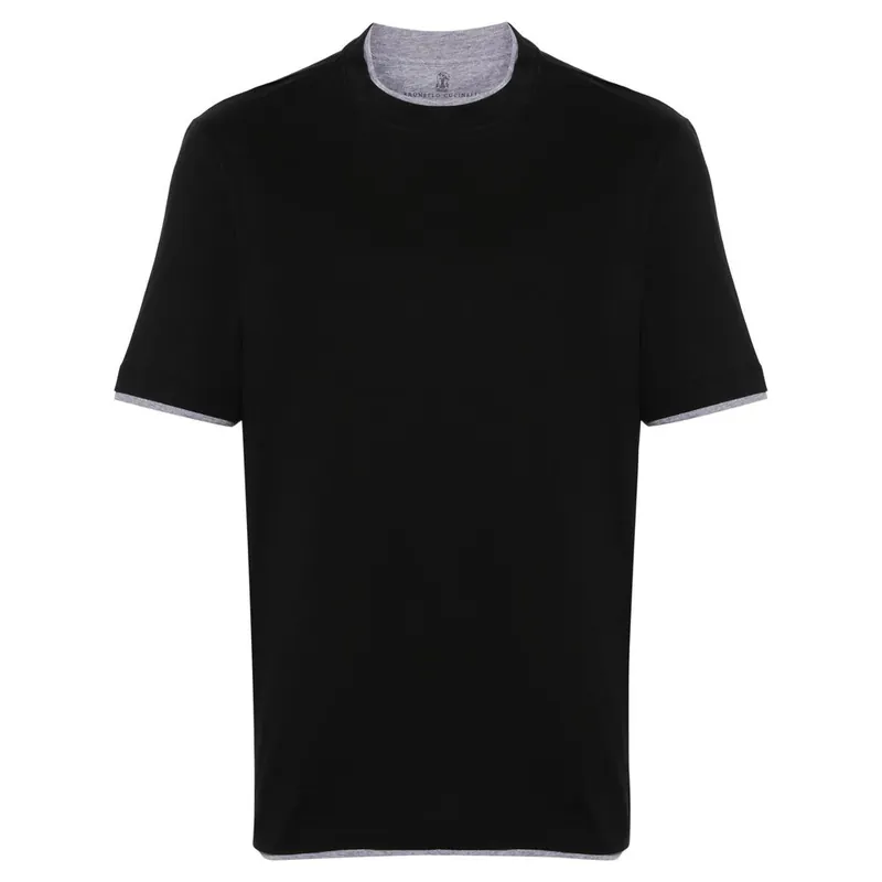 T Shirts Black - Brunello Cucinelli