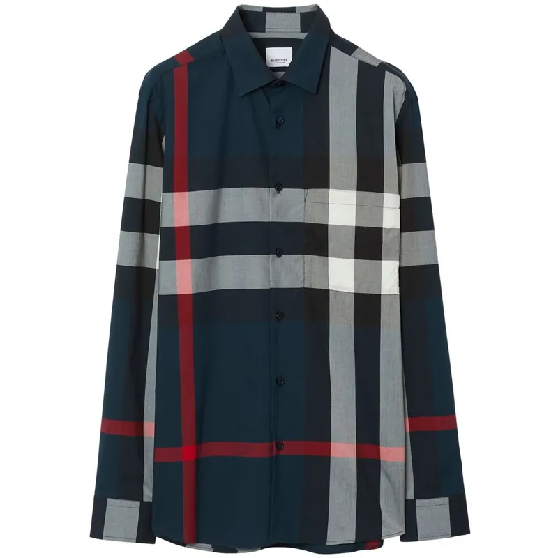 Shirts Blue, Red - Burberry