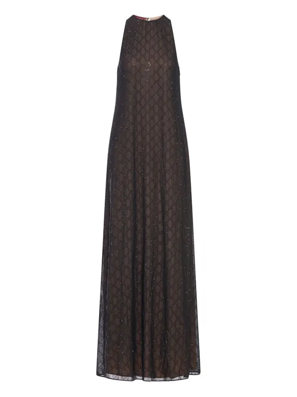 Silk Long Dress - Gucci