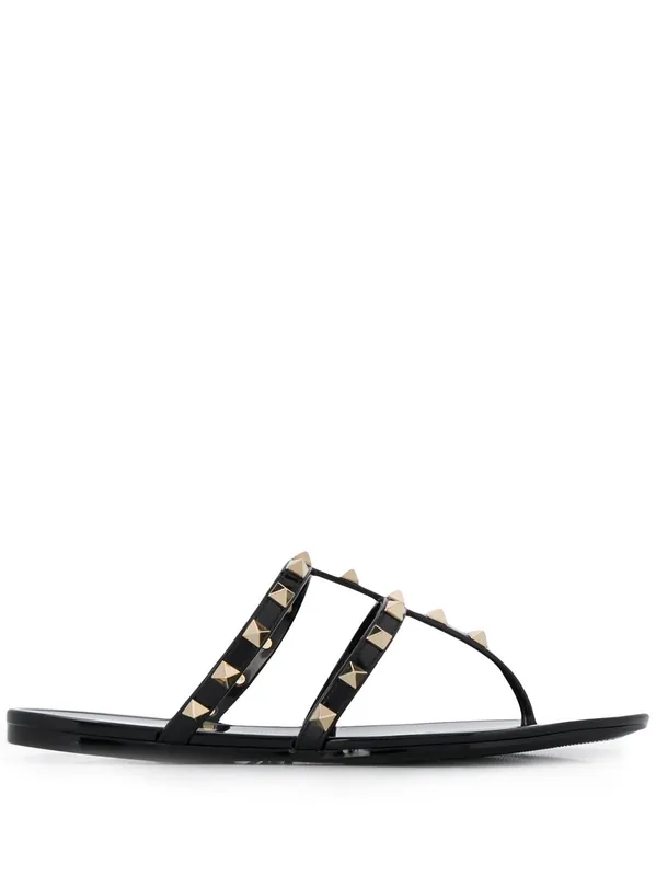Summer Rockstud Thong Sandals - Valentino Garavani