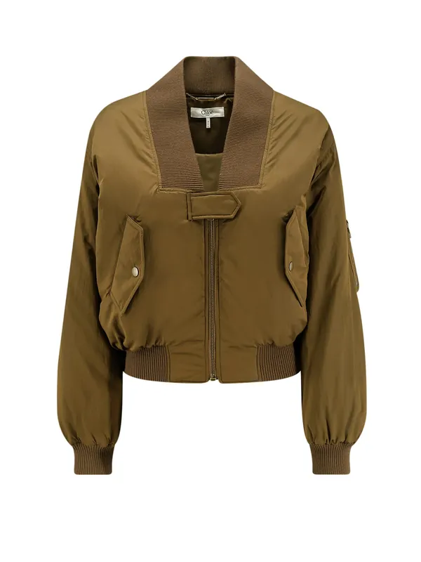 Nylon Bomber Jacket - Chloé