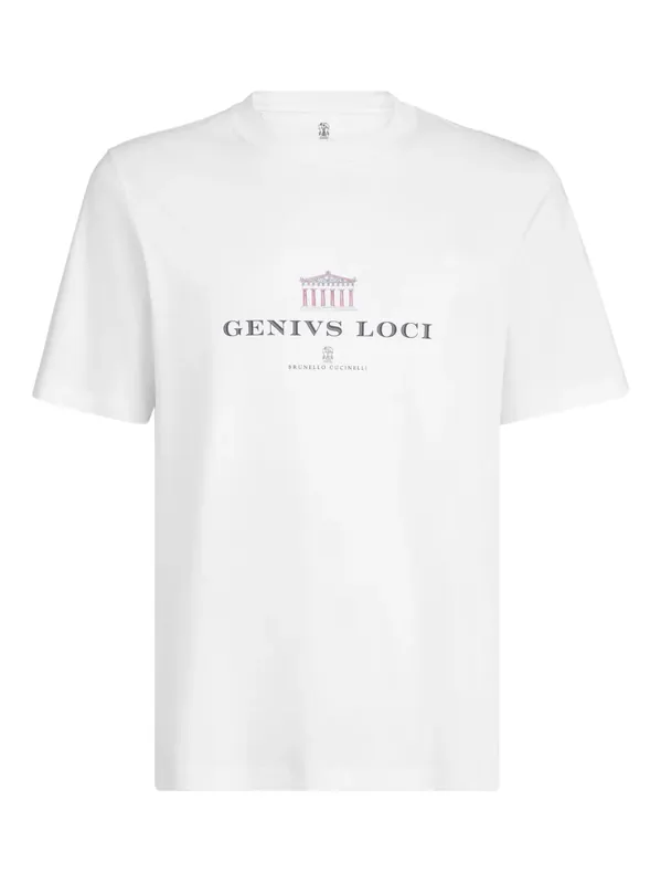 Crew-Neck T-Shirt With Graphic Print