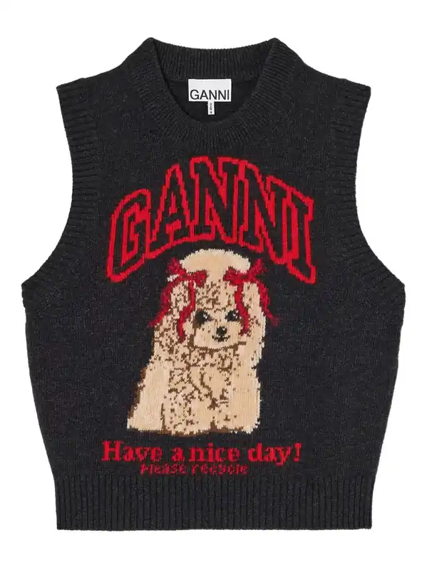 Wool Vest - Ganni