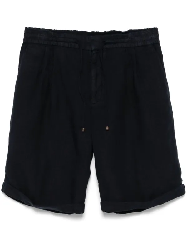 Linen Bermuda Shorts - Brunello Cucinelli