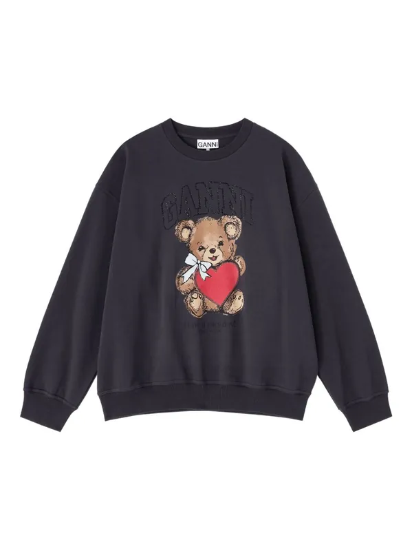 Bear Organic Cotton Sweater - Ganni