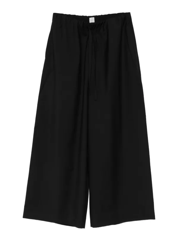 Wool Drawstring Trousers - Toteme
