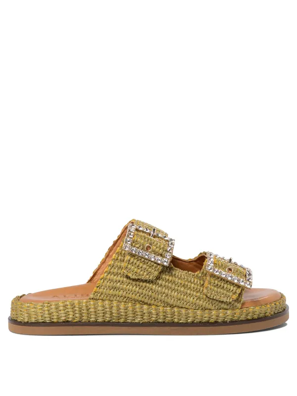 Greta Sandals Green - Alibi