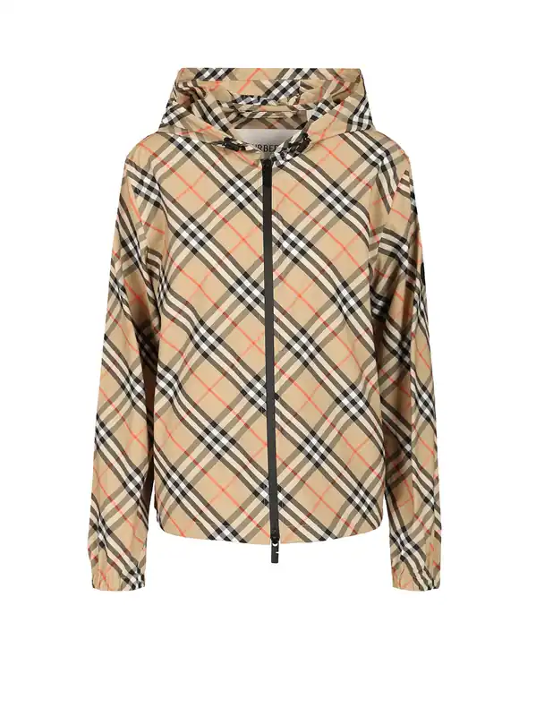 Salcombe Traditional Check Nylon Jacket - Burberry