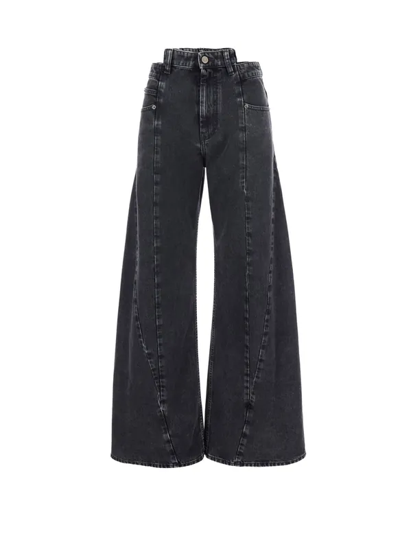 Black Denim Trousers - Maison Margiela