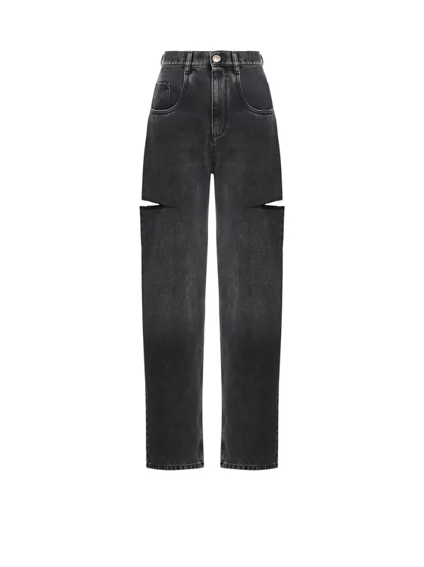 Black Denim Trousers - Maison Margiela