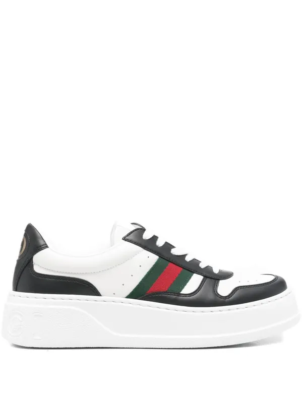 Chunky B Leather Sneakers - Gucci