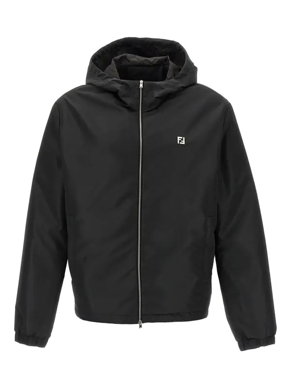 Tech Fabric Hooded Blouson - Fendi