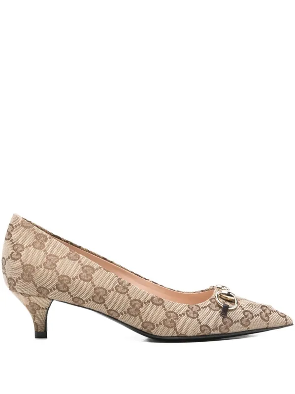 Gg Motif Pumps - Gucci