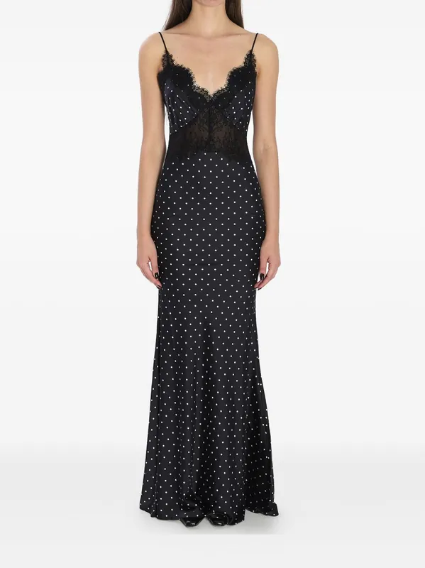 Polka Dot Long Dress - Self-Portrait