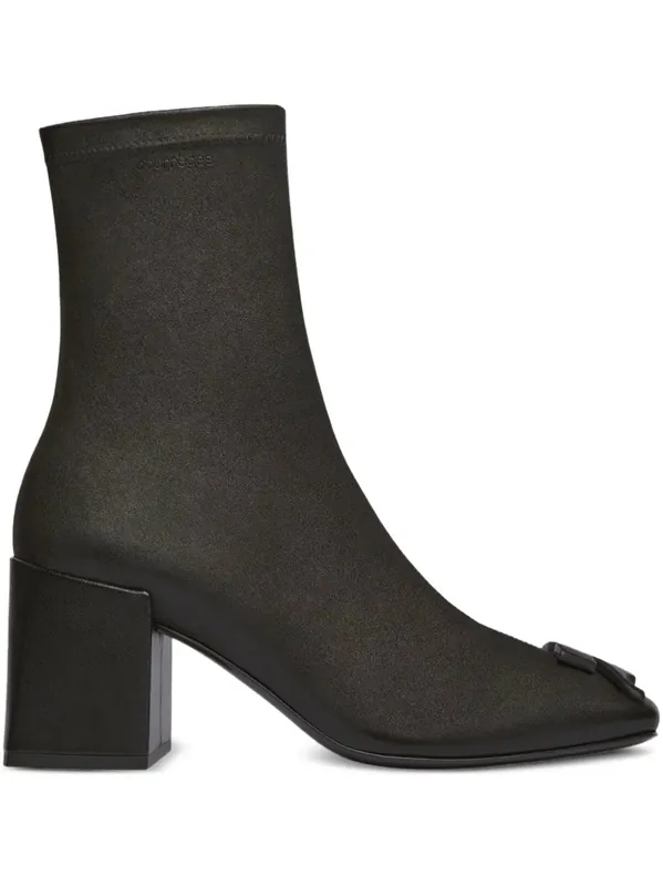Reedition Ankle Boots With 70mm Block Heel - Courrèges