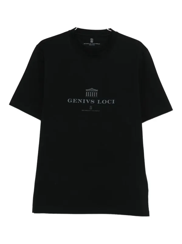 Crew-Neck T-Shirt With Graphic Print