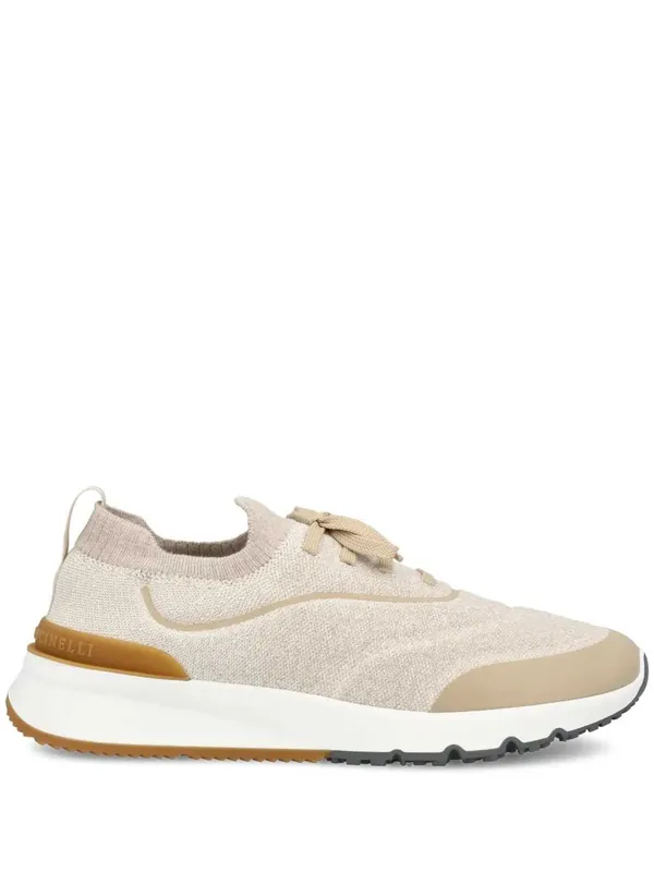 Sneakers With Lace-Up Detail