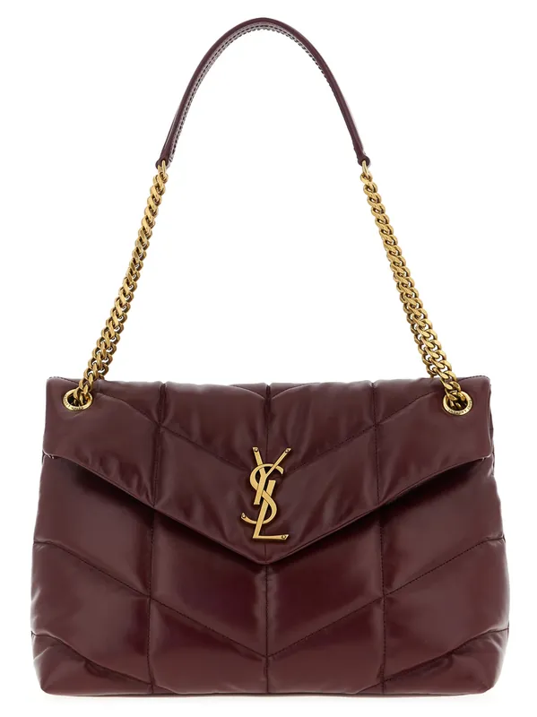 Puffer Shoulder Bags Bordeaux - Saint Laurent