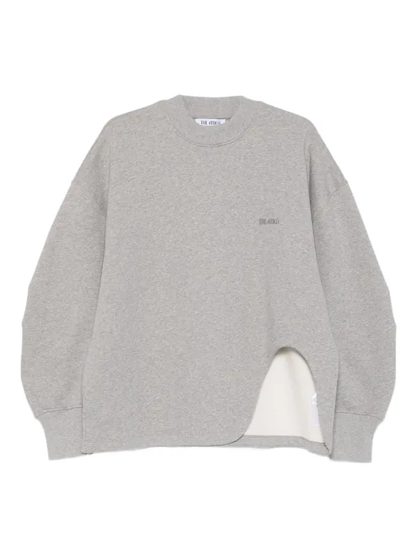 Asymmetric Cotton Sweatshirt - The Attico