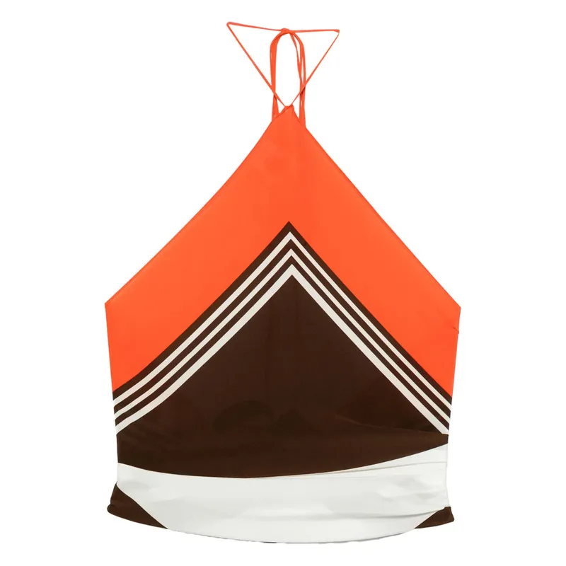 Scarves Orange, Brown - Sir.
