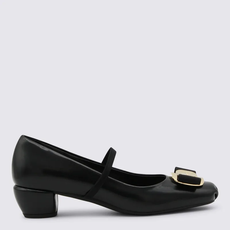With Heel Black - Ferragamo