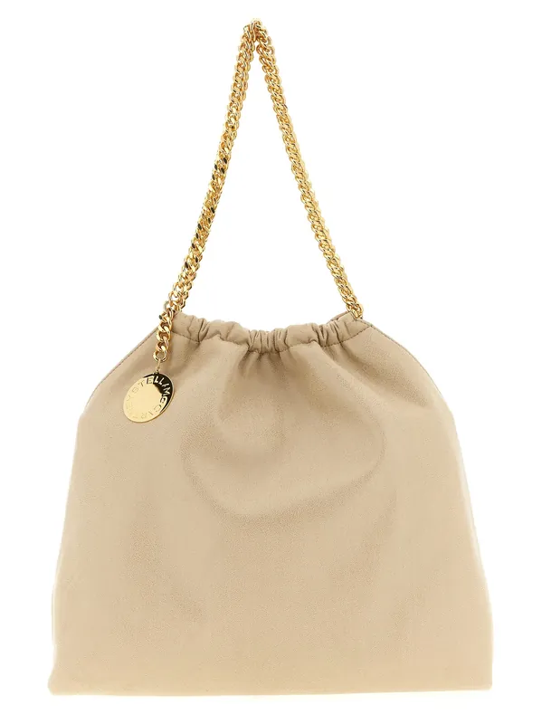 Falabella Drawstring Shoulder Bags Beige - Stella McCartney
