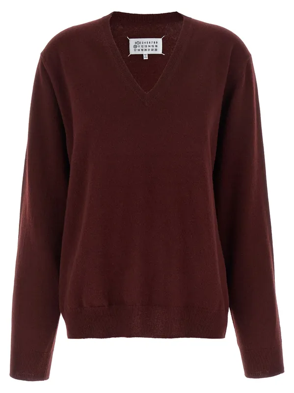Four Stitches Sweaters And Cardigans Bordeaux - Maison Margiela