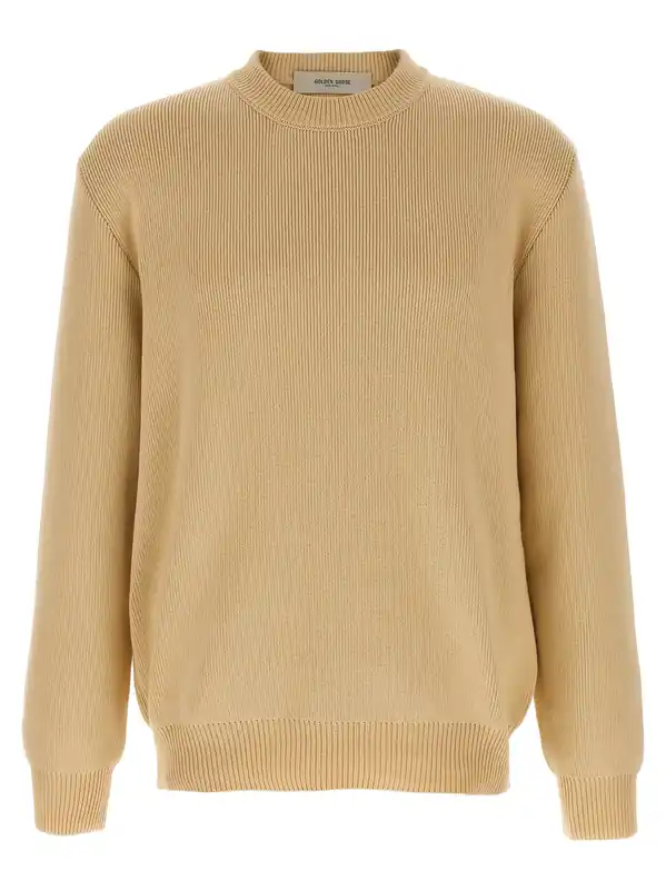 Davis Sweaters And Cardigans Beige - Golden Goose