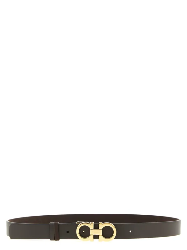 Gancini Belts Brown - Ferragamo