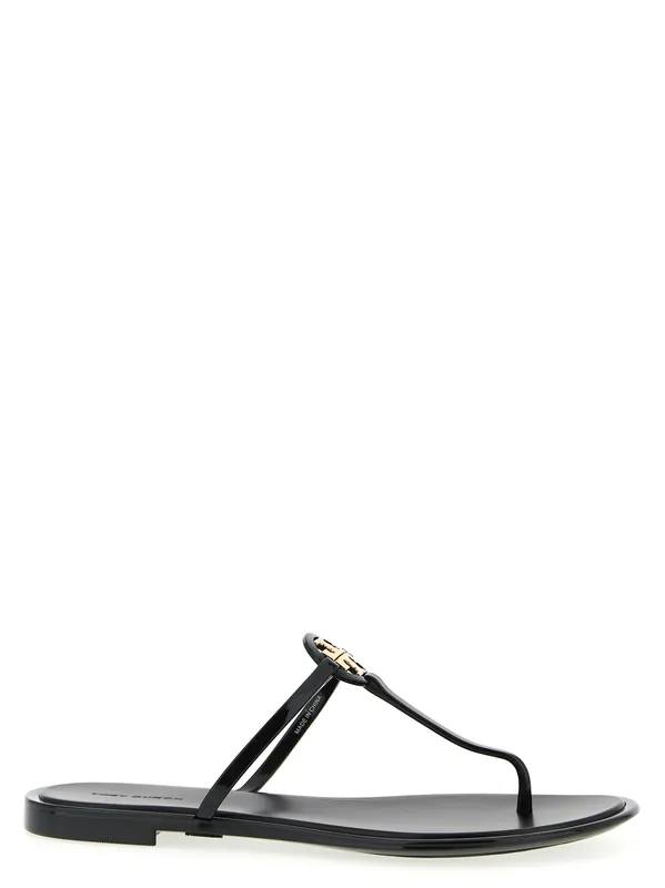 Mini Miller Jelly Sandals Black - Tory Burch