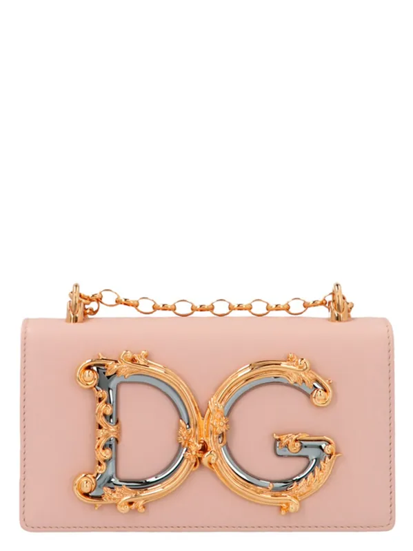 Dg Girl Crossbody Bags Pink - Dolce & Gabbana